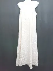 ◇ Θ INGNI イング バックギャザー ロング キャミ　ワンピース サイズM アイボリー レディース P  【1410230003624】