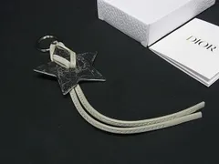 ■極美品■ DIOR ディオール 星 スター キーホルダー キーリング バッグチャーム レディース シルバー系 DI1700