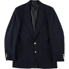 古着 WALL STREET COLLECTION D'S CLOTHIERS 紺ブレザー テーラードジャケット USA製 メンズL相当 センターベント/eaa584068