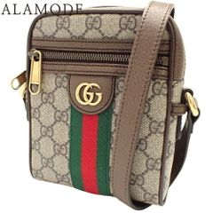 GUCCI(グッチ) オフィディア GG ショルダーバッグ ショルダーバッグ GGスプリームキャンバス ベージュ/エボニー グリーン緑 レッド赤 ゴールド金具 598127 96IWT 8745 ユニセックス 40601125451【中古】【アラモード】