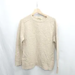 ◇ ⊇ JOURNAL STANDARD ジャーナルスタンダード ウール100% 長袖 ニット サイズL ベージュ レディース E  【1411280045947】