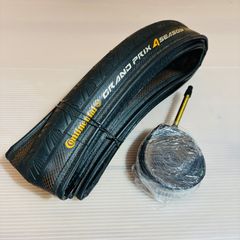 【中古品】 Continental GP 4SEASON 23mm 700x23C クリンチャー タイヤ 1本 コンチネンタル 4シーズン 高耐久 ヴィットリア チューブ付