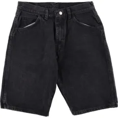 古着 80~90年代 ラングラー Wrangler ブラックデニムショーツ ハーフパンツ USA製 メンズw30相当 ヴィンテージ/eaa542183