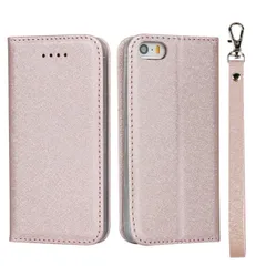 【新着商品】5 5s SE 第1世代 2016版 4.0インチ ケース 手帳型 カバー iPhone case Apple アイフォン 5 5s se 手帳ケース Zouzt PUレザー製 アップル ストラップ付き ベルトなし スタンド カード収納 マグネット