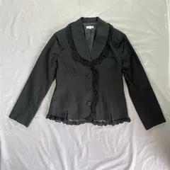 美品 Catherine Cottage キャサリンコテージ 女の子 子供用 ジャケット 150㎝  ブラック レース スリット おしゃれ かわいい 発表会 結婚式 セレモニー フォーマル 入学式 卒業式