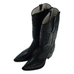 CHROME HEARTS クロムハーツ（原本無） ブーツ COWBOY WESTERN カウイボーイ ウエスタン スター コンチョ ブーツ ブラック系【中古】のサムネイル