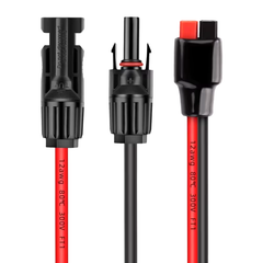 ソーラーパネルからポータブル電源へ 高電力対応 300V/45A 12AWG MC4-アンダーソン 変換ケーブル FPVモニター ドローン充電コード