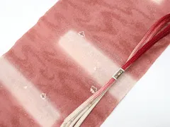 【一輝堂】リサイクル着物 和装小物 帯締め 帯揚げ セット 帯締 帯揚 刺繍 花文 角組 25w08-10362