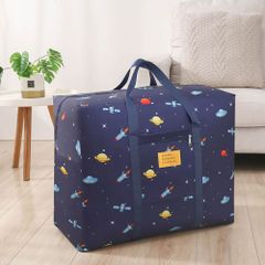 ☆ スペース×ネイビー ☆ キャリーオンバッグ ボストンバッグ 撥水 トラベル yxlbag5162 キャリーオンバッグ 折り畳み キャリーオン バッグ 折りたたみ 機内持ち込み 旅行バッグ ボストンバッグ フライバッグ エコバッグ 簡易バッグ