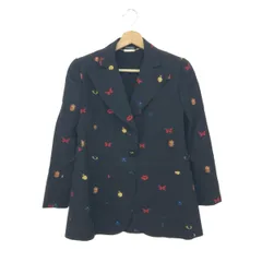 ALEXANDER MCQUEEN アレキサンダーマックイーン ジャケット サイズ:38 総柄 唇 蝶 目    ブラック レディース / 240001165622のサムネイル