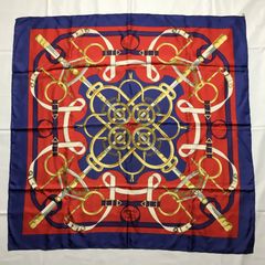 2507-265｜美品｜エルメス カレ 90 スカーフ シルク ボルドー