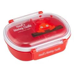 抗菌ふわっとフタタイトランチボックス お弁当箱　360ml ハウルの動く城　カルシファー　ジブリのサムネイル