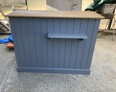 ☆受注製作☆グレー☆レジカウンターテーブル【1100】カントリー家具