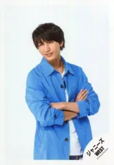 【中古】生写真(ジャニーズ) ジャニーズWEST/藤井流星/上半身・衣装青白・腕組み/「プリンシパルの君へ/ドラゴンドッグ」PV＆ジャケ写撮影オフショット/公式生写真