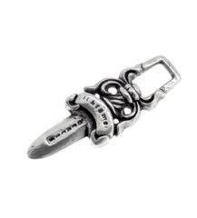 クロムハーツ CHROME HEARTS 【 #5 DAGGER ZIP1 】 ダガー ジップ シルバー ネックレス トップ　40295