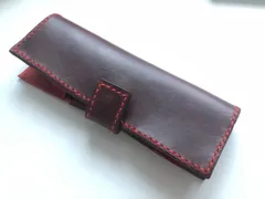 オイルレザーのシンプルペンケース