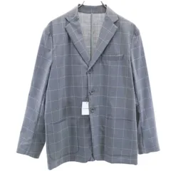 未使用 uniform experiment ユニフォームエクスペリメント 20SS ウィンドウペンチェック 3B テーラードジャケット 1 グレー ポケッタブル メンズ 古着のサムネイル