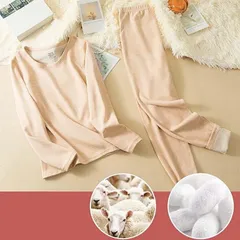 ルームウェア レディース パジャマ もこもこ 裏起毛 上下セット フリース 防寒着 ロングパンツ プルオーバー オシャレ 2点セット 部屋着 ゆったり セットアップ あったか 厚手 柔らかい 吸湿 保温 秋冬用 zhaoxiu01