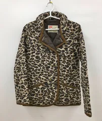 トラディショナルウエザーウエア マッキントッシュ キルティングジャケット 34 レオパード柄 2312WT106
