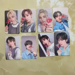 Stray Kids 樂-STAR アイエン  イベント当選 2週目サノクトレカ straykid バンチャン 樂-STAR ストリーミング トレカ 全員8枚セット