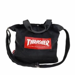 スラッシャー THRASHER フロントロゴ 2WAYキャンバストートバッグ メンズ ONE SIZE のサムネイル