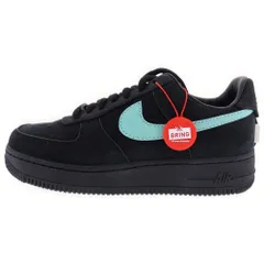 NIKE (ナイキ) ×TIFFANY&CO AIR FORCE 1 LOW 1837 BLACK ティファニー エアフォース1 ローカットスニーカー ブラック レディース US6.5/24.5cm DZ1382-001のサムネイル