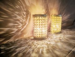 デコトラ★オリジナル★ 壁掛 シャンデリア 2個セット BA15S口金仕様 金メッキ クリスタルビーズ 男の城 C0617S