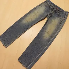 l728★ 古着 W33 日本製 EDWIN 503SS1 / エドウィン ウエスタンヨーク ストレート ユーズド加工 デニム ジーンズ