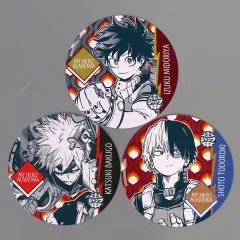 【中古】食器 緑谷＆爆豪＆轟(僕のヒーローアカデミア) コースター3枚セット 「JUMP SHOP 20th FESTIVAL 喫茶ジャンプ in 池袋」 前期 対象メニュー注文特典