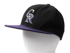 【お得なクーポン配布中!】 日本未発売 未使用 USA製 ニューエラ  ロッキーズ ベースボールキャップ 黒