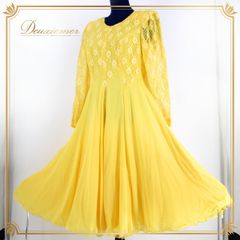 美品 日本製社交ダンス衣装】ワンピース ドレス サン・ヨシムラ