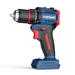 【中古品-非常に良い】【北海道＆沖縄県-送料別】NANWEI 電動ドライバー 充電式ドリルドライバー マキタバッテリー対応 ブラシレスモーター 21段階トルク調節 2スピードモード 無断変速 最大50N·m ネジ締め/ネジ外し/穴あけ 【本体のみ】