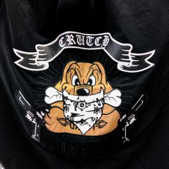 ガルフィー GALFY　半袖Tシャツ　アウトローガル　黒　大型犬サイズ（XL）　　It is a T-shirt with a character.