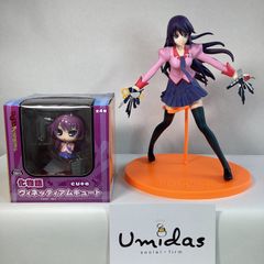 【化物語】*戦場ヶ原ひたぎ*2体セット「ヴィネッティアムキュート（未開封）」「リアルフィギュアVol.2（箱無し）」