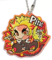 【中古】雑貨 煉獄杏寿郎 「ぴた!でふぉめ 鬼滅の刃 アクリルキーホルダーvol.3」