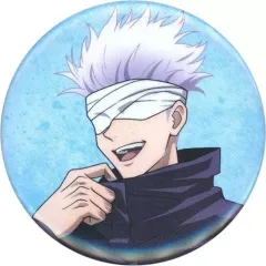 【中古】バッジ・ピンズ [単品] 五条悟 描き下ろし缶バッジ 「Blu-ray/DVD 劇場版 呪術廻戦 0」 アニメイト購入特典