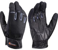 【新品】ヘンリービギンズ フルメッシュグローブ XL  タッチパネル対応 HBG-072 黒・グレー 25839 デイトナ  DAYTONA