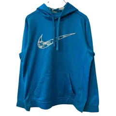 ナイキ ロゴスウェット パーカー S ライトブルー ナイキ フーディー ポリエステル100% プルオーバー カットソー トップス 冬物 a709-6505