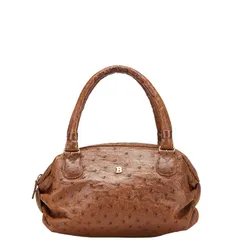 BALLY オーストリッチレザー ボストンバッグ Bally - バリー ミニボストンバッグ ハンドバッグ