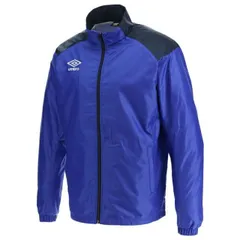 umbro アンブロ 裏起毛 ウインドジャケット ブルーｘネイビー O UBA4024 BUNV | スポーツ スポーツ用品 運動 服 衣類 ウエア アウター ジャケット 防風 はっ水 保温 機能性 快適 ブランド シンプル デザイン 着心地 素材 サッカー 