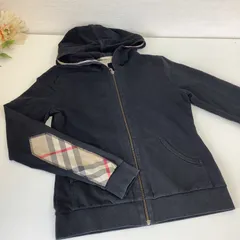 ⚠️返品不可　バーバリーロンドン　毛素材　パーカー　ノバチェック　size2 ⚠️返品不可 バーバリーロンドン 毛素材 パーカー ノバチェック