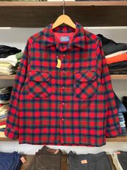 70s PENDLETON wool board shirt made in USA