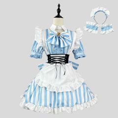 新品  超かわいいレースハートバニーメイド ロリータコスプレ衣装  cosplay ハロウィン イベント アニメ変装 仮装 ハロウィン クリスマス スターレ イベント コスプレ