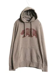 【お得なクーポン配布中!】 ノースフェイス プリント スウェット フード パーカー メンズ L / トレーナー プルオーバー 裏起毛 ベア イラスト アウトドア グラフィック