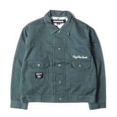 美品 NEIGHBORHOOD ネイバーフッド ジャケット サイズ:M 23AW Dickies 2ndタイプ T/Cツイル ジャケット TYPE-2 JACKET グリーン アウター ブルゾン 上着 コラボ【メンズ】