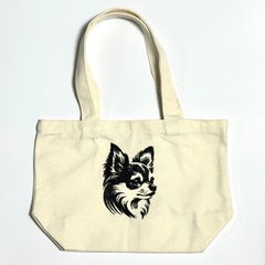チワワの刺しゅうトートバッグ（小）