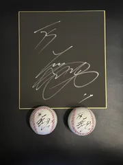★スーパースター★大谷翔平直筆サイン色紙、写真、額付き★ ☆スーパースター☆大谷翔平直筆サイン色紙、額、写真付き☆の