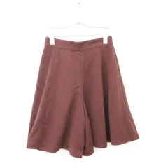 イーハイフンワールドギャラリー E HYPHEN WORLD GALLERY キュロット パンツ ショート F 赤 レッド ☆S☆ /ka0319