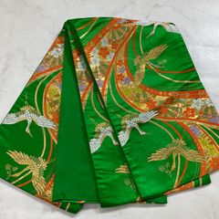 色打掛 鶴 松 梅 緑地 金彩 豪華 - メルカリ