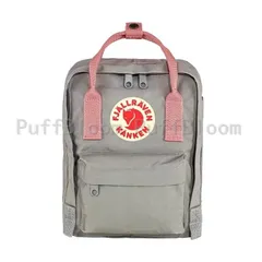 【新品・在庫処分】FJALLRAVEN カンケンリュックサック バッグ フェールラーベン 大容量 7L 16L 20L 選択可能 男女兼用 グレー+ピンク